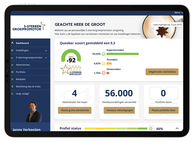 5sterren-op-ipad