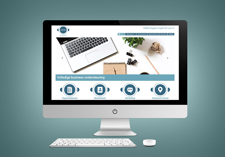 Homepage website GIENS Support